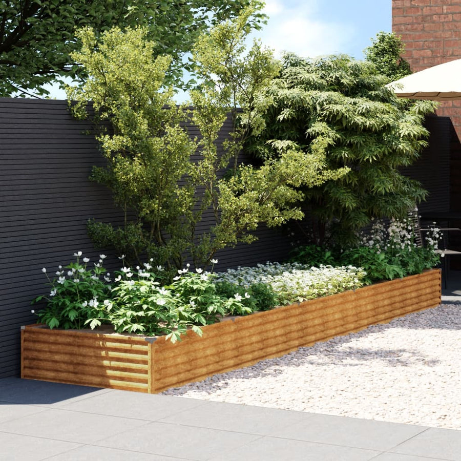 Plantenbak Verhoogd 482X100X36 Cm Cortenstaal