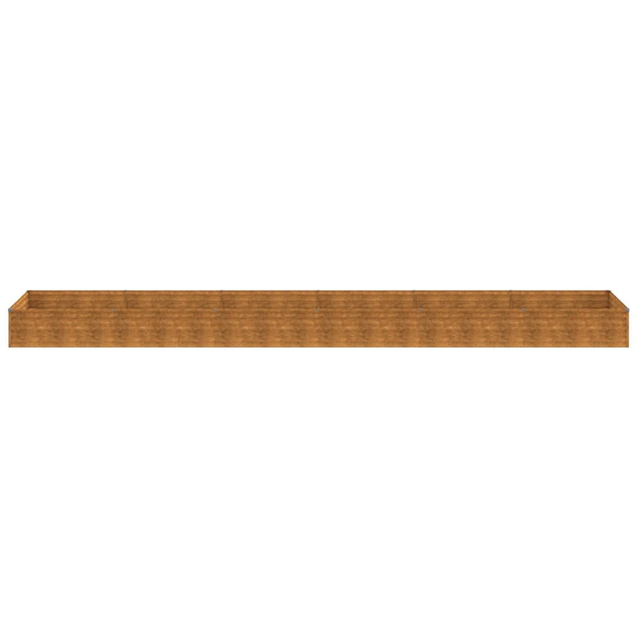Plantenbak Verhoogd 579X100X36 Cm Cortenstaal
