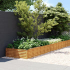 Raised planter 770x100x36 cm Corten steel