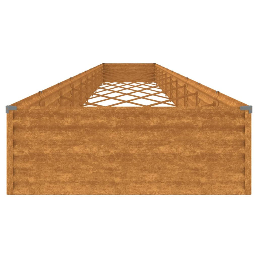 Plantenbak Verhoogd 960X100X36 Cm Cortenstaal