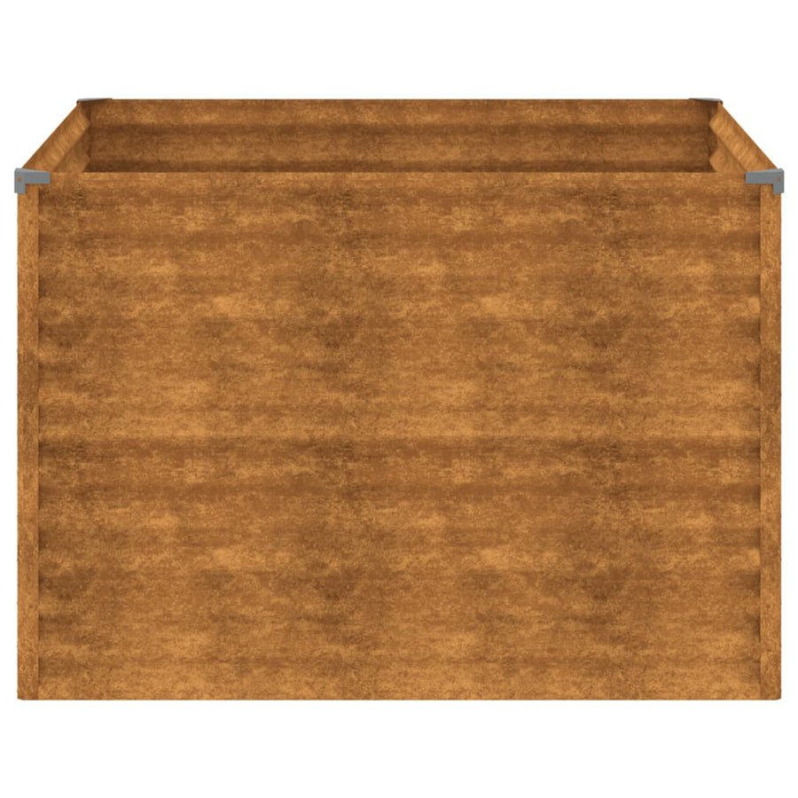 Plantenbak Verhoogd 100X100X69 Cm Cortenstaal