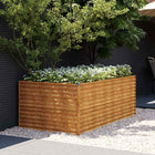 Verhoogde plantenbak 196x100x69 cm cortenstaal