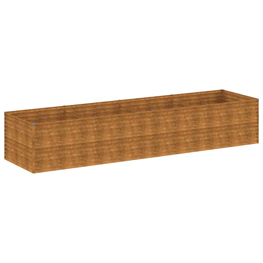 Plantenbak verhoogd 386x100x69 cm cortenstaal