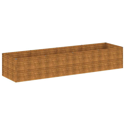 Plantenbak verhoogd 386x100x69 cm cortenstaal