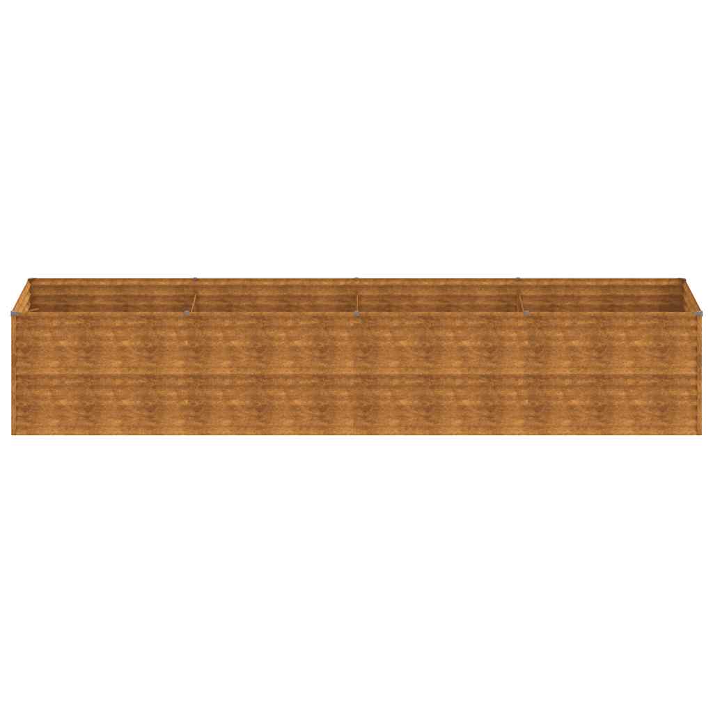 Plantenbak verhoogd 386x100x69 cm cortenstaal