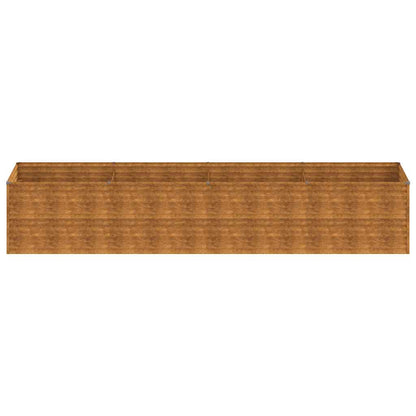 Plantenbak verhoogd 386x100x69 cm cortenstaal