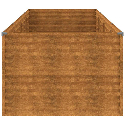 Plantenbak verhoogd 386x100x69 cm cortenstaal
