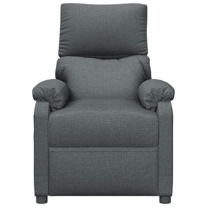 Fauteuil verstelbaar stof donkergrijs