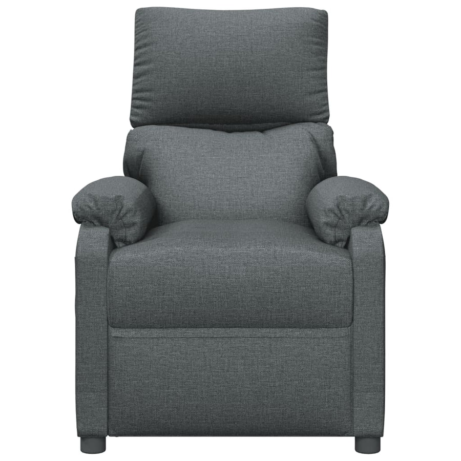 Fauteuil verstelbaar stof donkergrijs