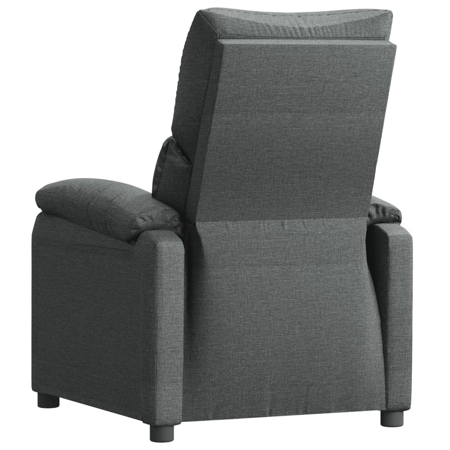 Fauteuil verstelbaar stof donkergrijs