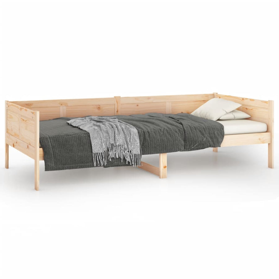 Slaapbank Massief Grenenhout 80X200 Cm 80 x 200 cm Naturel