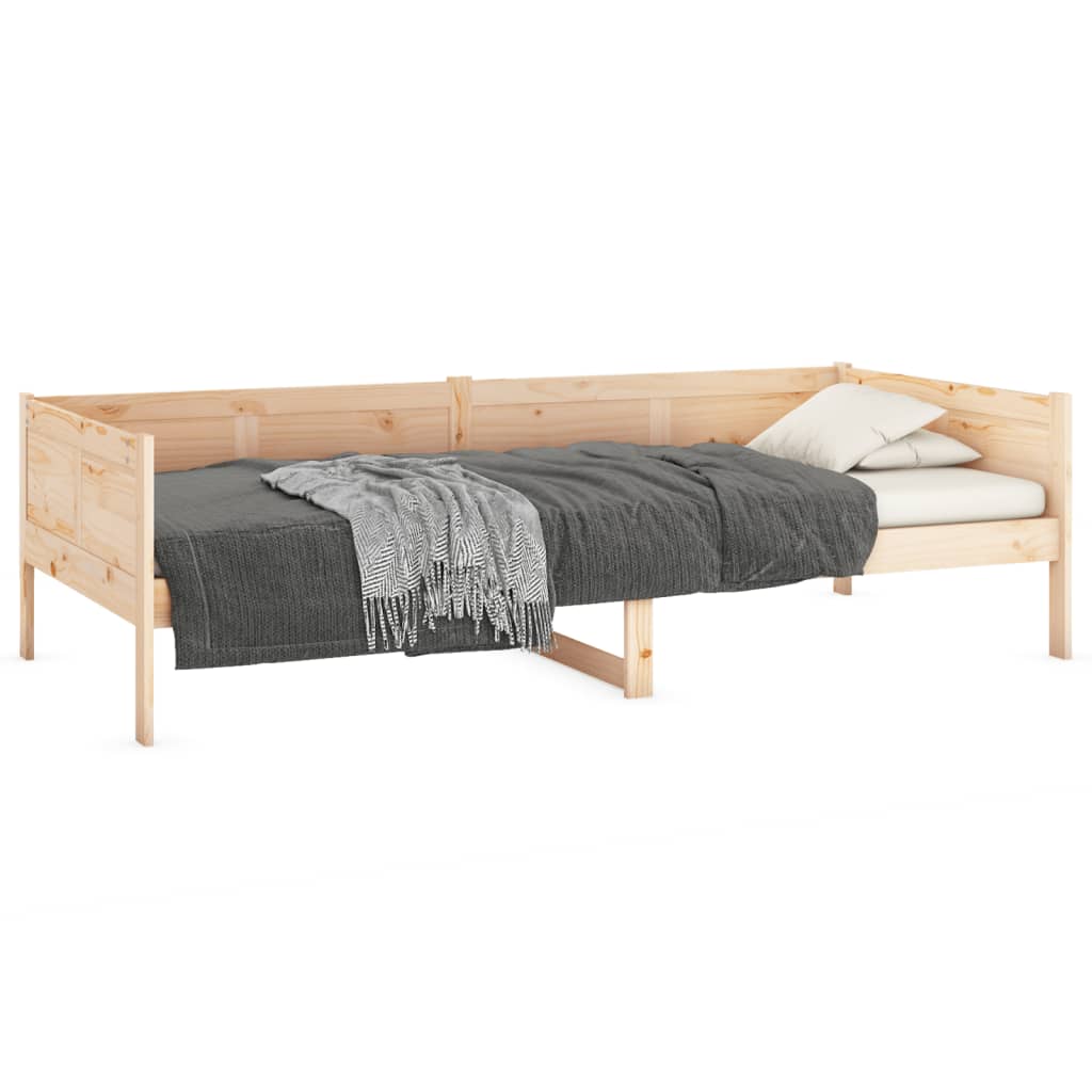 Slaapbank Massief Grenenhout 80X200 Cm 80 x 200 cm Naturel