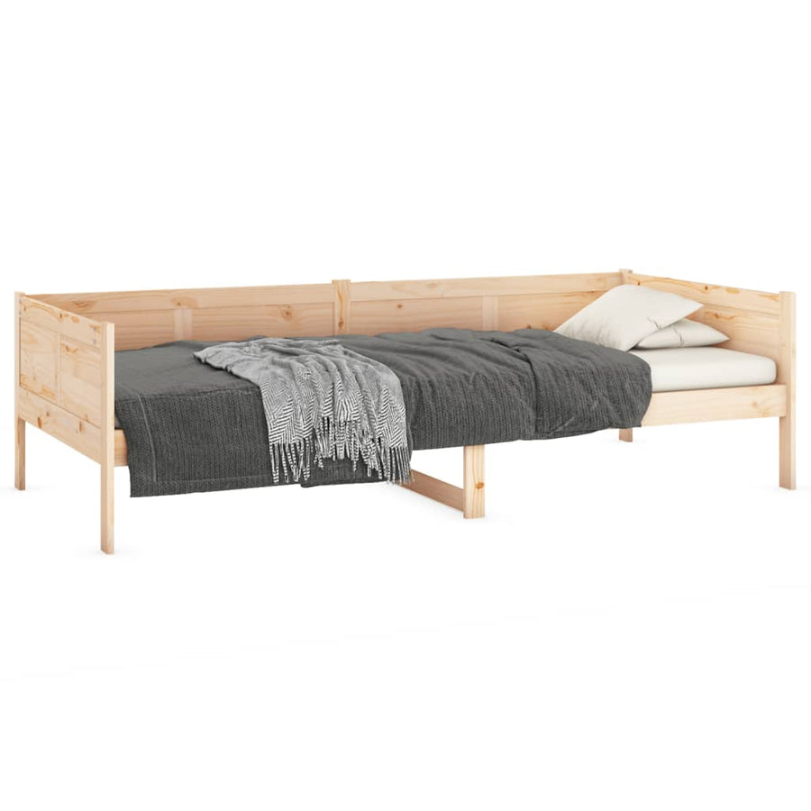 Slaapbank Massief Grenenhout 80X200 Cm 80 x 200 cm Naturel