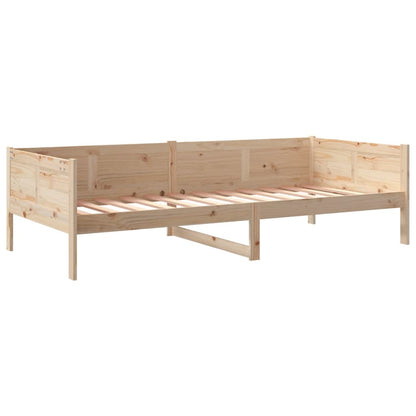 Slaapbank Massief Grenenhout 80X200 Cm 80 x 200 cm Naturel