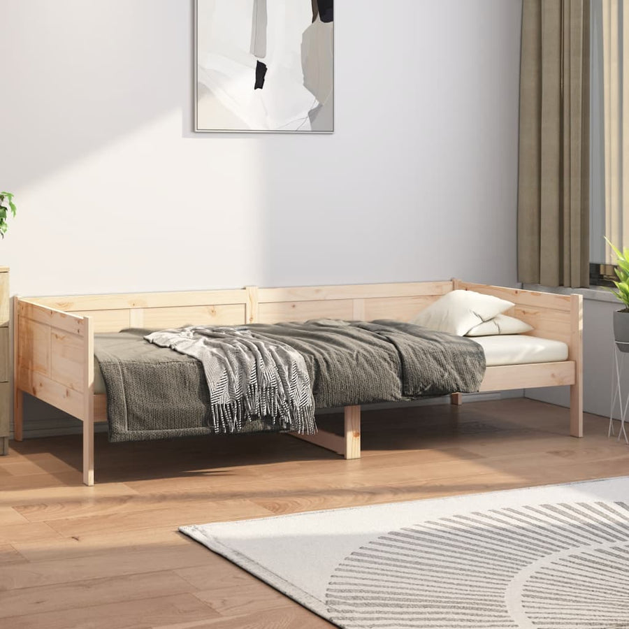 Slaapbank Massief Grenenhout 80X200 Cm 80 x 200 cm Naturel