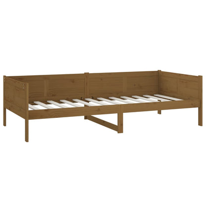 Slaapbank Massief Grenenhout Honingbruin 90X190 Cm
