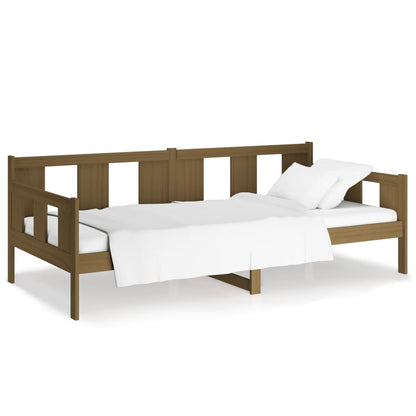 Slaapbank Massief Grenenhout Honingbruin 90X200 Cm