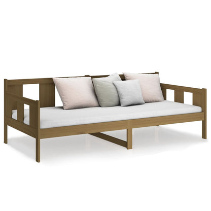 Slaapbank Massief Grenenhout Honingbruin 90X200 Cm