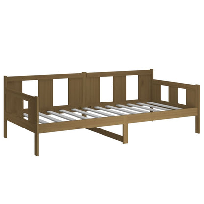 Slaapbank Massief Grenenhout Honingbruin 90X200 Cm