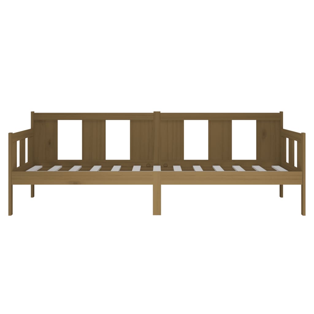 Slaapbank Massief Grenenhout Honingbruin 90X200 Cm