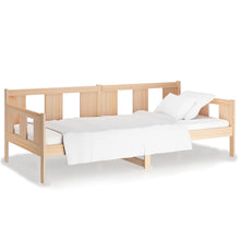 Slaapbank Massief Grenenhout 80 x 200 cm Naturel