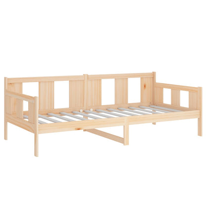 Slaapbank Massief Grenenhout 80 x 200 cm Naturel