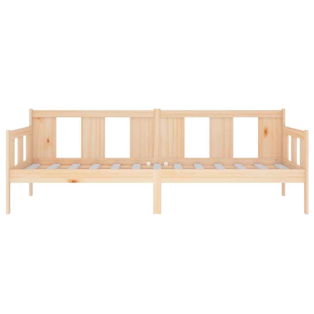 Slaapbank Massief Grenenhout 80 x 200 cm Naturel