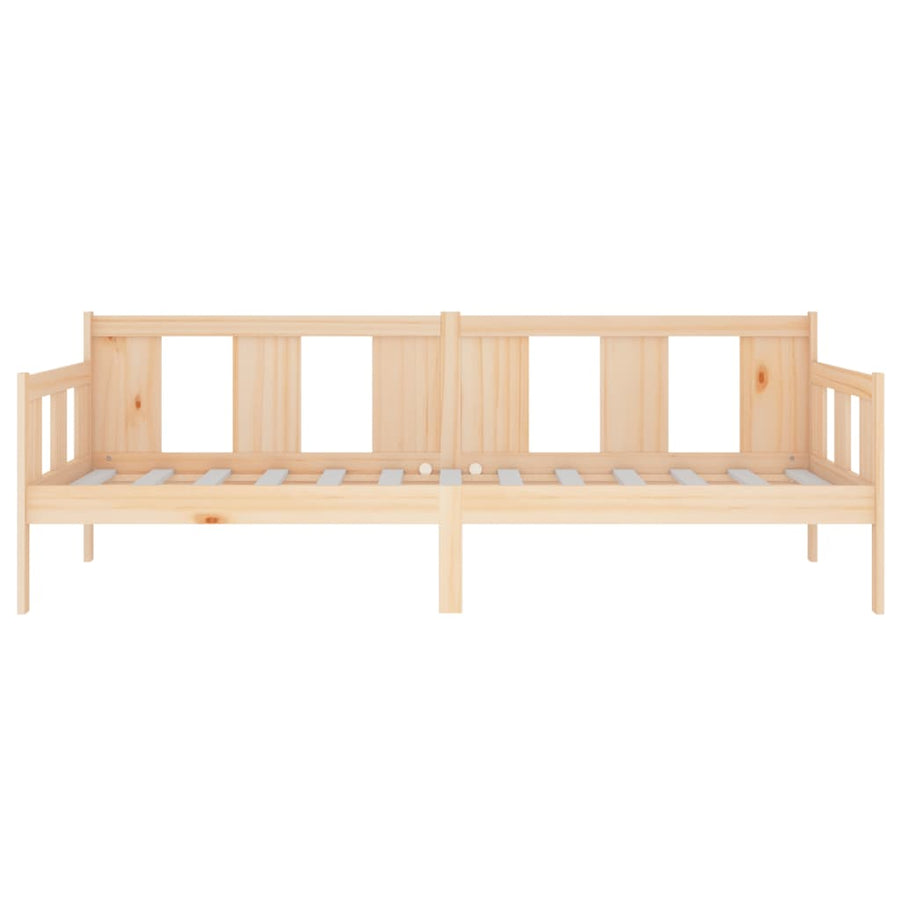Slaapbank Massief Grenenhout 80 x 200 cm Naturel