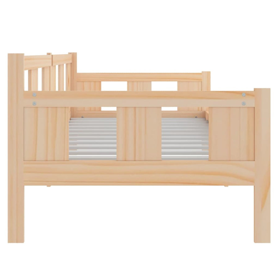 Slaapbank Massief Grenenhout 80 x 200 cm Naturel