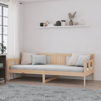 Slaapbank Massief Grenenhout 80 x 200 cm Naturel