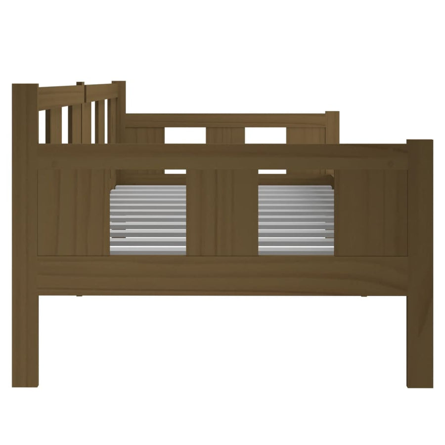 Slaapbank Massief Grenenhout Honingbruin 90X190 Cm