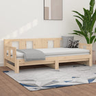 Slaapbank massief grenenhout 2x(80x200) cm