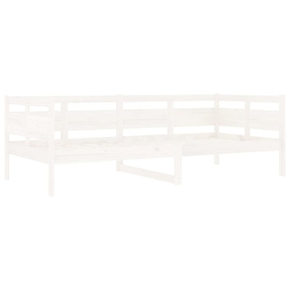 Slaapbank Massief Grenenhout Wit 90X200 Cm