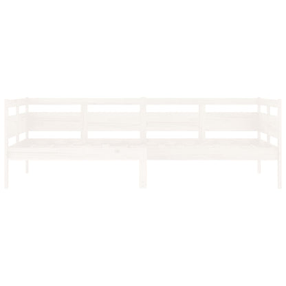 Slaapbank Massief Grenenhout Wit 90X200 Cm