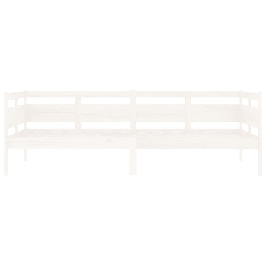 Slaapbank Massief Grenenhout Wit 90X200 Cm