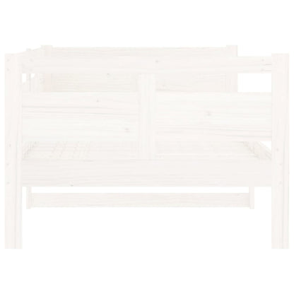 Slaapbank Massief Grenenhout Wit 90X200 Cm