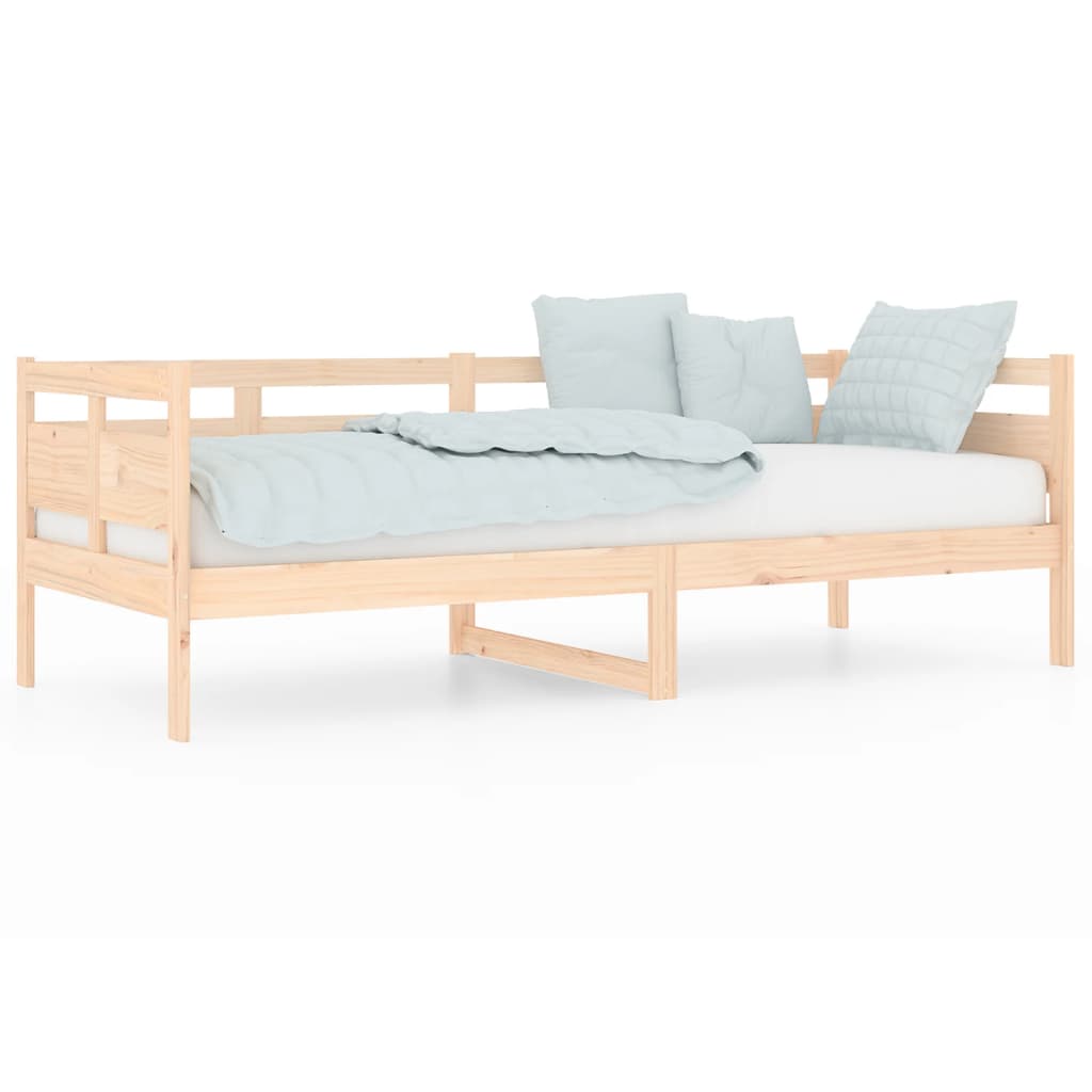 Slaapbank Massief Grenenhout 80X200 Cm 80 x 200 cm Naturel