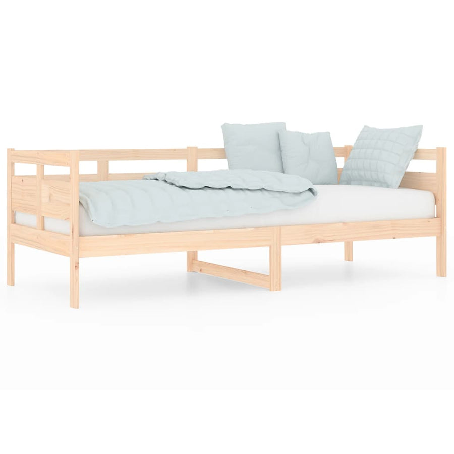 Slaapbank Massief Grenenhout 80X200 Cm 80 x 200 cm Naturel