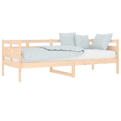 Slaapbank Massief Grenenhout 80X200 Cm 80 x 200 cm Naturel