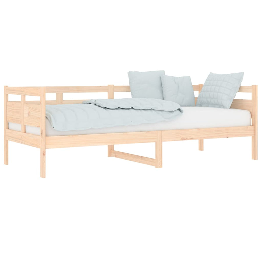 Slaapbank Massief Grenenhout 80X200 Cm 80 x 200 cm Naturel