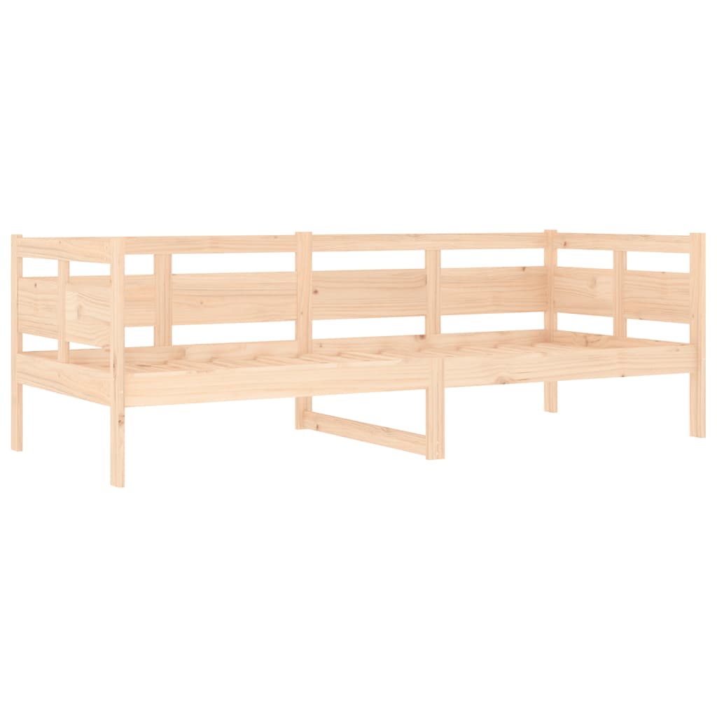 Slaapbank Massief Grenenhout 80X200 Cm 80 x 200 cm Naturel