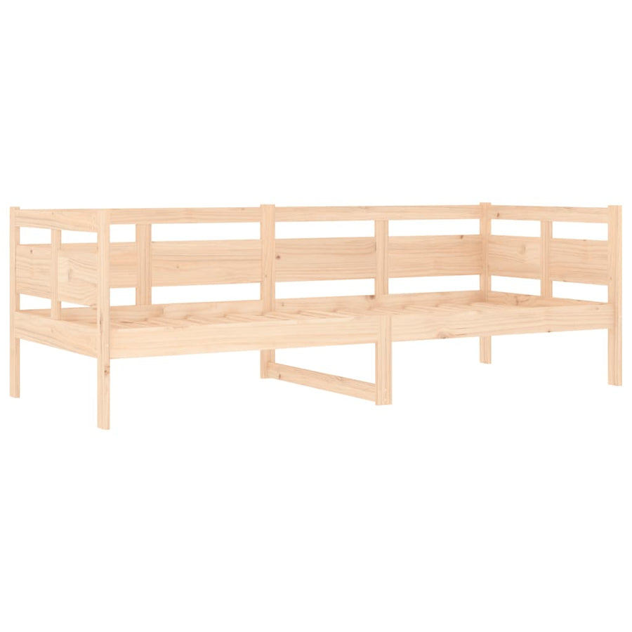 Slaapbank Massief Grenenhout 80X200 Cm 80 x 200 cm Naturel