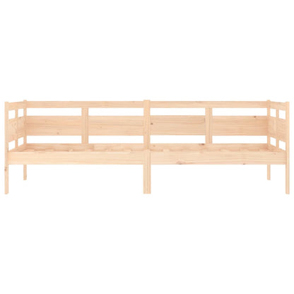 Slaapbank Massief Grenenhout 80X200 Cm 80 x 200 cm Naturel