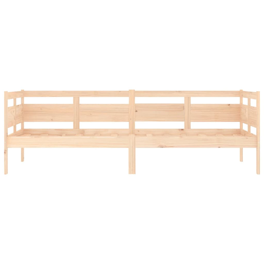 Slaapbank Massief Grenenhout 80X200 Cm 80 x 200 cm Naturel