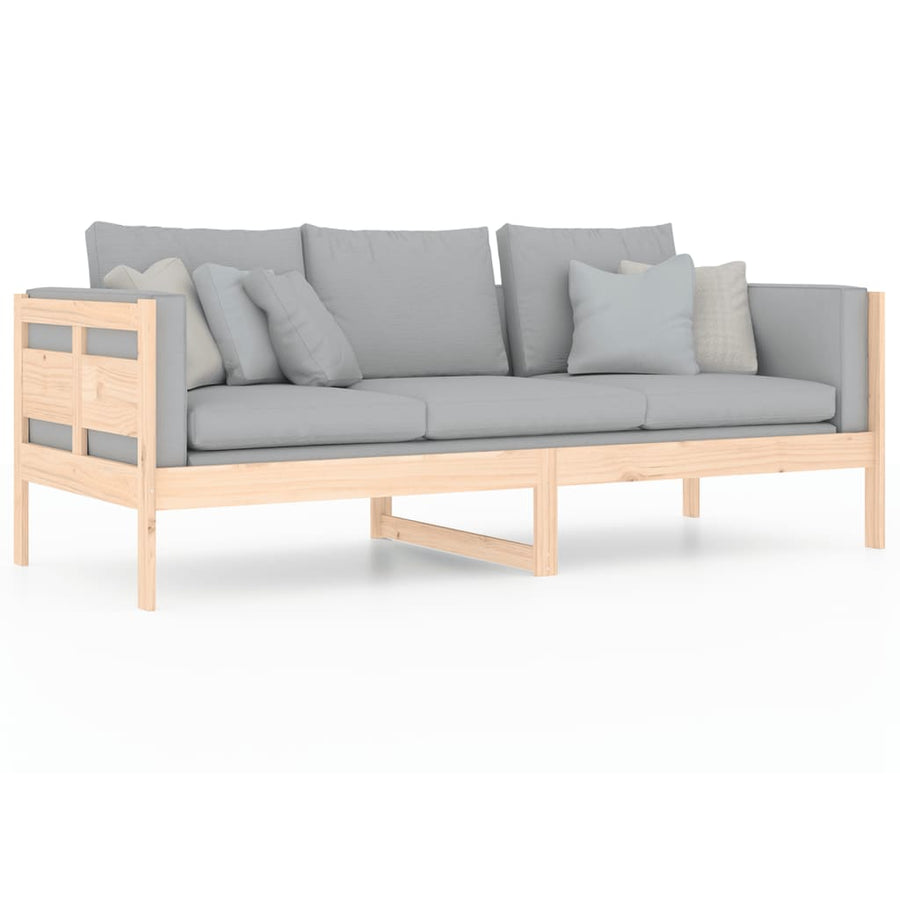 Slaapbank Massief Grenenhout 80X200 Cm 80 x 200 cm Naturel
