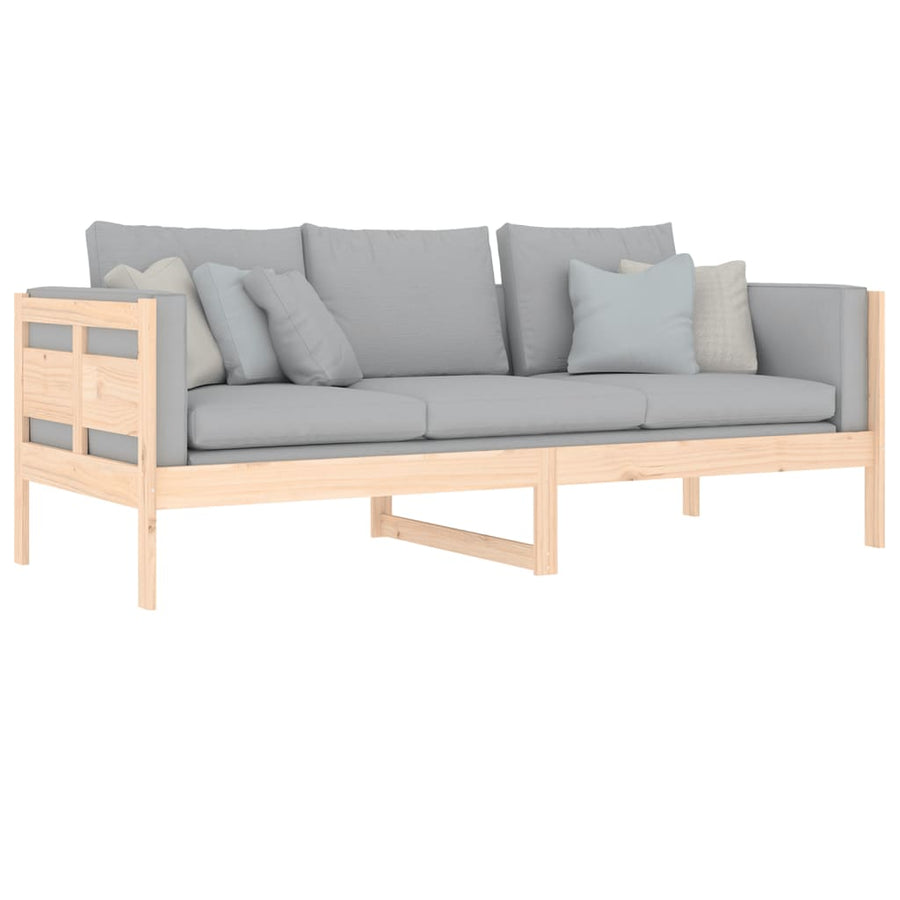Slaapbank Massief Grenenhout 80X200 Cm 80 x 200 cm Naturel