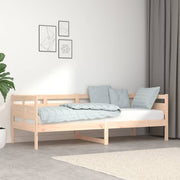 Slaapbank massief grenenhout 80x200 cm naturel