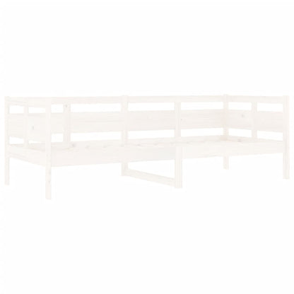 Slaapbank Massief Grenenhout Wit 80X200 Cm 80 x 200 cm