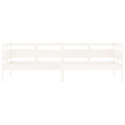 Slaapbank Massief Grenenhout Wit 80X200 Cm 80 x 200 cm