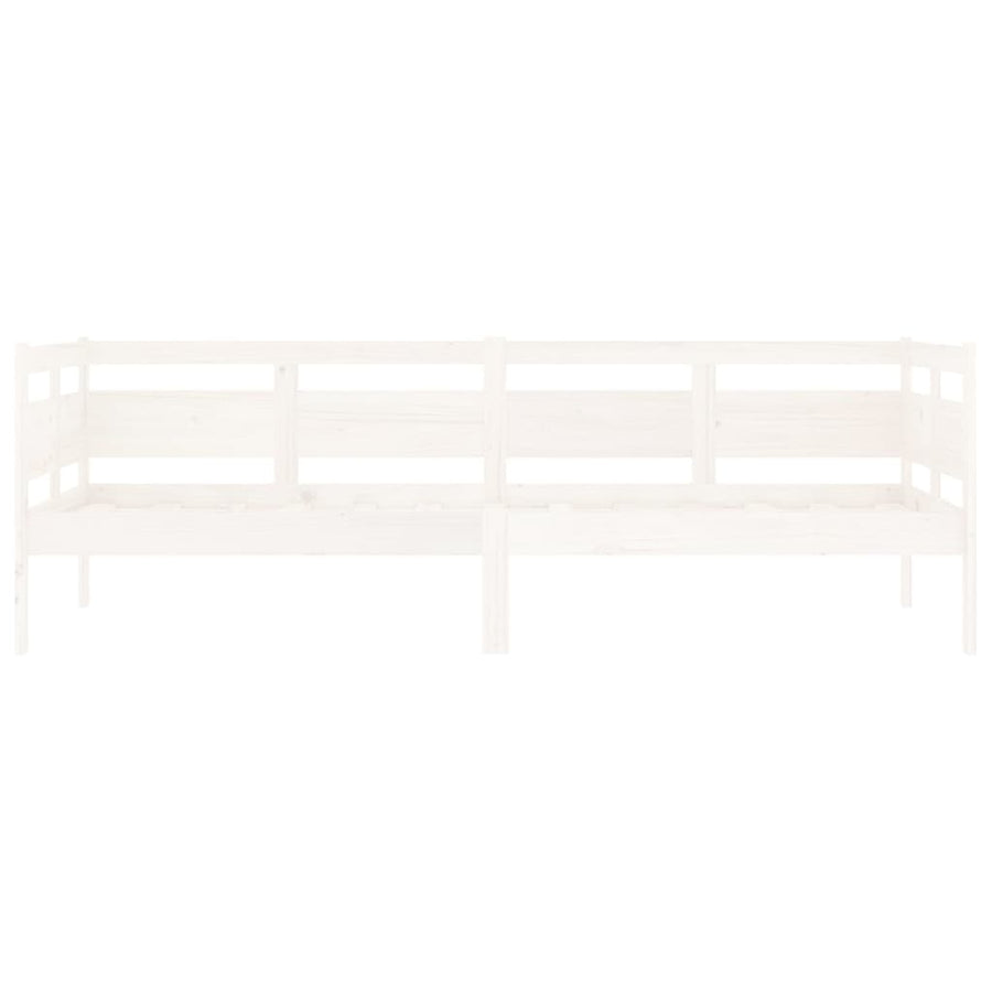 Slaapbank Massief Grenenhout Wit 80X200 Cm 80 x 200 cm